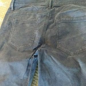 Free People indigo blue corduroy skinny jeans